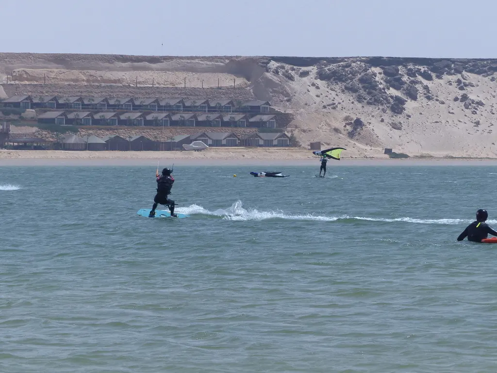 Une traversée de la lagune en wingfoil